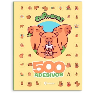 Livro Com Adesivos Capivaras 40pag. C/500 Adesivos