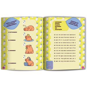 Livro Com Adesivos Capivaras 40pag. C/500 Adesivos-124072-75496