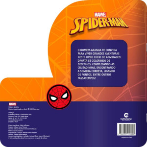Livro De Atividades Recortado Homem Aranha-124082-43870