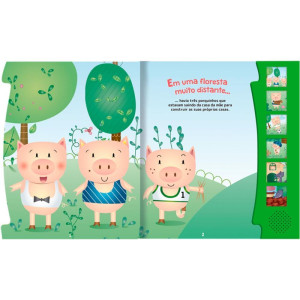 Livro Sonoro Os Tres Porquinhos-124074-20374