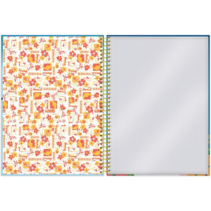 Caderno 01x1 Cp.dura Colegial Stitch Movie 80f-124258-82558