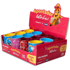 Apontador Com Deposito 2 Furos Fini Latinha Big/padrao 3 Cores-119370-20270