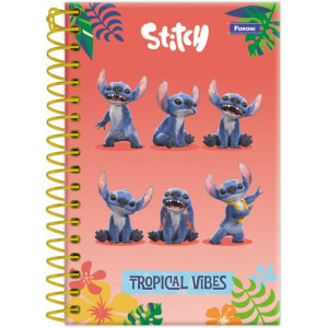 Caderneta Espiral Capa Dura Stitch Movie 80f-124262-48286