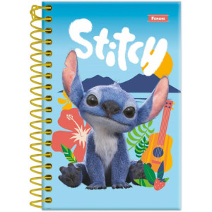Caderneta Espiral Capa Dura Stitch Movie 80f-124262-62911