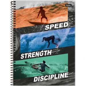 Caderno 10x1 Capa Dura Freewave 160f