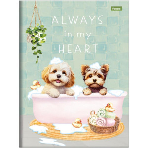 Caderno Brochura 1/4 Capa Dura Furfriends 80f-124277-75275