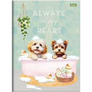 Caderno Brochurao Capa Dura Furfriends 80f