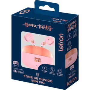 Fone De Ouvido Bluetooth Bruna Tavares 5.3 Rose Gold-119356-41428