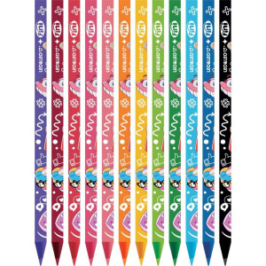 Lapis De Cor Triangular Fini 12 Cores-119366-88412