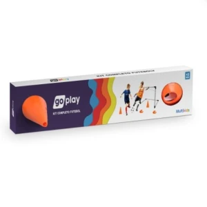 Go Play Kit Completo Futebol Trave Com Cones