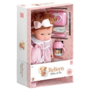 Boneca Reborn Rotina Da Noite Branca Design Realista 16 Cm - Caixa Litografada