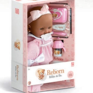 Boneca Roma Reborn Rotina Do Dia Negra