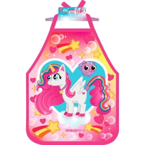 Avental Escolar Decorado Unicornio Regulavel Infantil