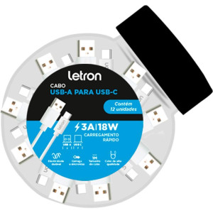 Cabo Usb Tipo-c Usb-a P/usb-c 3a 18w Br