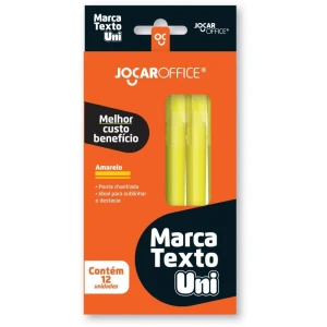Caneta Marca Texto Jocar Uni Amarelo
