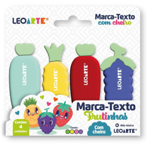 Caneta Marca Texto Mini Frutinhas C/aroma 4mod.