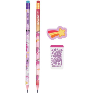 Kit Escolar Unicornio C/04 Pecas-119395-14824