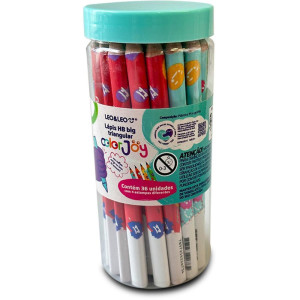 Lapis Preto Redondo Decorado Color Joy Hb Big Triangular(s)