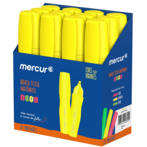 Caneta Marca Texto Amarelo Anatomico