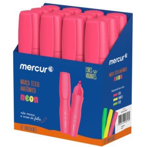 Caneta Marca Texto Rosa Anatomico