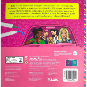 Livro De Colorir Barbie Comfy E Cozy C/6canetin-124092-47920