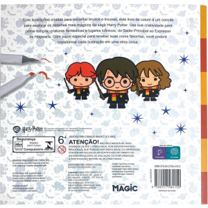 Livro De Colorir Harry Potter Cute C/6canetinha-124088-14811