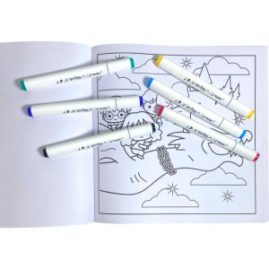 Livro De Colorir Harry Potter Cute C/6canetinha-124088-96514