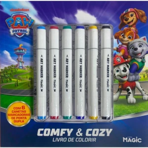 Livro De Colorir Patrulha Canina Comfy C/6canet