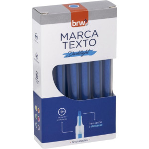Caneta Marca Texto Dashlight Azul