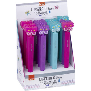 Lapiseira 0.7mm Plastica Butterfly Sortidas