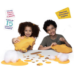 Livro Brinquedo Ilustrado Capivara Boneco De Feltro-124101-24123