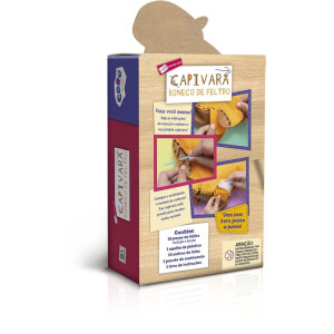 Livro Brinquedo Ilustrado Capivara Boneco De Feltro-124101-71409