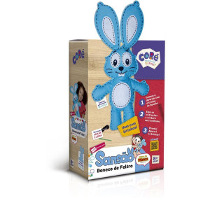 Livro Brinquedo Ilustrado Sansao Boneco De Feltro