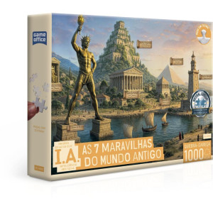 Quebra-cabeca Cartonado As 7 Maravilhas Do Mundo 1000p-124107-38977