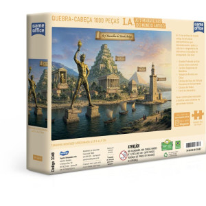 Quebra-cabeca Cartonado As 7 Maravilhas Do Mundo 1000p-124107-97032