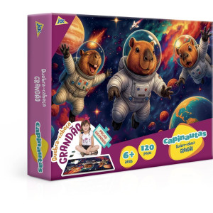 Quebra-cabeca Cartonado Capivara Grandao 120pcs-124114-45226