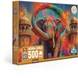 Quebra-cabeca Cartonado Elefante 500 Pcs