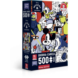 Quebra-cabeca Cartonado Mickey 500 Pcs Nano-124110-63105