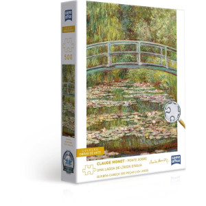 Quebra-cabeca Cartonado Monet 500pcs Ponte Sobre Lagoa-124108-34001