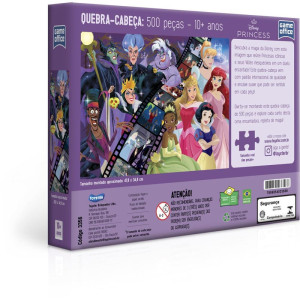 Quebra-cabeca Cartonado Princesas E Viloes 500pcs-124111-32043