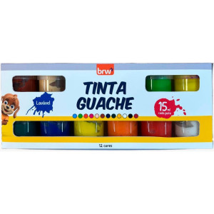 Tinta Guache 015ml 12 Cores Basicas
