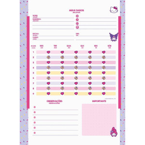 Caderno 01x1 Capa Dura Besties Forever 80fls.-124487-13245