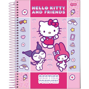 Caderno 01x1 Capa Dura Besties Forever 80fls.-124487-24134