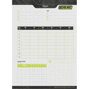 Caderno 01x1 Capa Dura Beyblade
