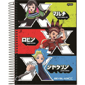 Caderno 01x1 Capa Dura Beyblade-124489-91939