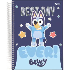 Caderno 01x1 Capa Dura Bluey 80fls.-124482-14804