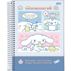 Caderno 01x1 Capa Dura Cinnamonroll 80fls.-124491-50066