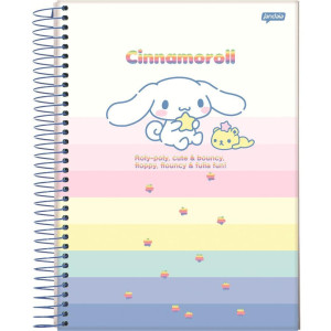 Caderno 01x1 Capa Dura Cinnamonroll 80fls.-124491-58498