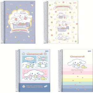 Caderno 01x1 Capa Dura Cinnamonroll 80fls.
