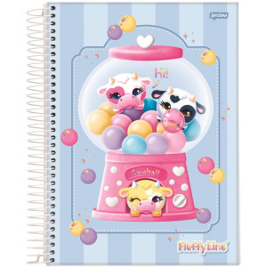 Caderno 01x1 Capa Dura Fluffy 80fls.-124502-37620